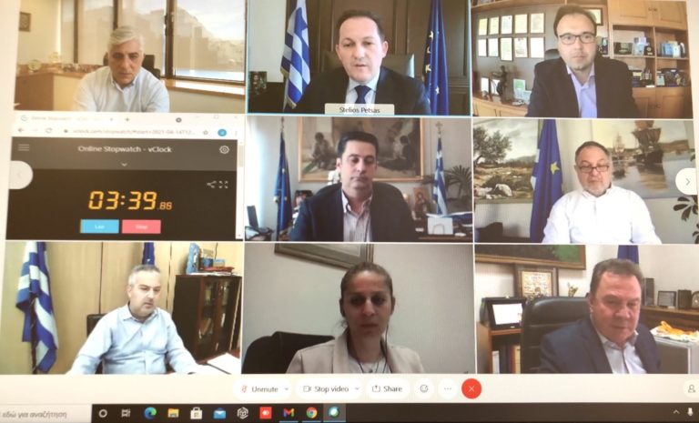 Ο Γιάννης Κουράκης στη συνεδρίαση της ΚΕΔΕ για το «Αντ. Τρίτσης»