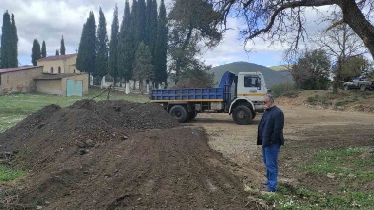 Διαμόρφωση πλατείας στην ιστορική Μονή Καλτεζών Αρκαδίας