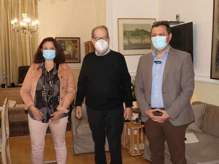 Συνάντηση του Παν. Νίκα με το δήμαρχο Βόρειας Κυνουρίας