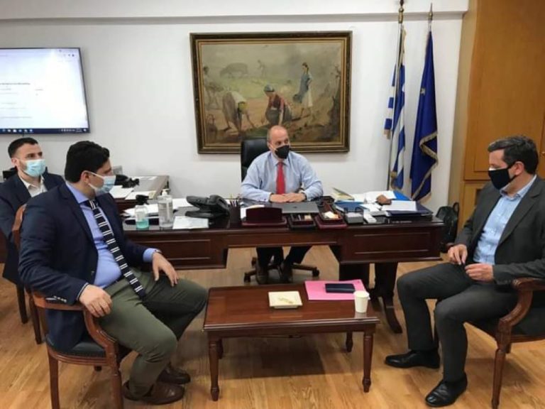 Συνάντηση του δημάρχου Βόρειας Κυνουρίας με τον Υφυπουργό Αγροτικής Ανάπτυξης