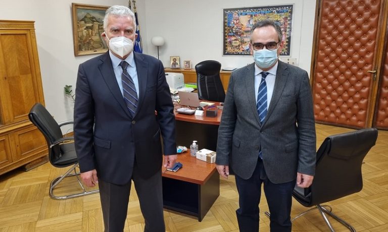 Συνάντηση Βολουδάκη – Κοντοζαμάνη για Κέντρο Υγείας Σφακίων