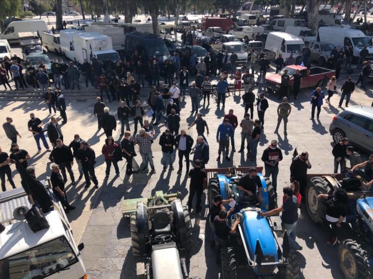 Ηράκλειο: Λουκέτο στις λαϊκές αγορές και μηχανοκίνητη πορεία
