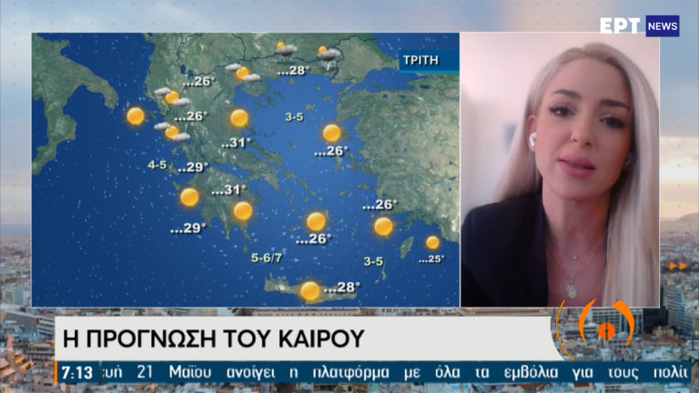 Ο καιρός με την Πάττυ Σπηλιωτοπούλου – Έρχονται ισχυρές βροχές και πτώση θερμοκρασίας!