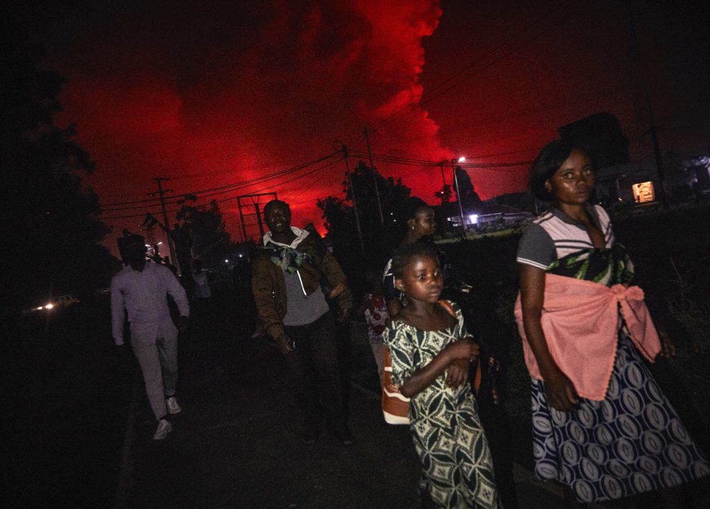 ΛΔ Κονγκό: Εκκενώνεται η πόλη Γκόμα μετά την έκρηξη του ηφαιστείου Νιραγκόνγκο