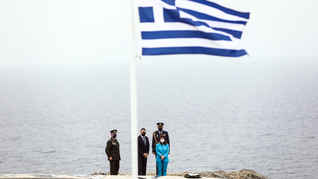 Κ. Σακελλαροπούλου: Η Ελλάδα επιθυμεί καλές σχέσεις με τους γείτονές της – Δεν δέχεται διεκδικήσεις και απειλές (video)