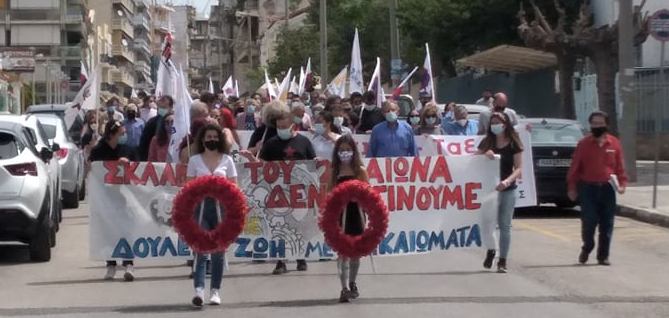 Συγκέντρωση στην πλατεία Πύργου και πορεία στο μνημείο Καλάκου