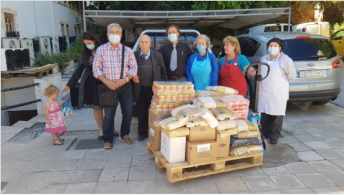 Δωρεά τροφίμων από τον Ροταριανό Ομιλο Χανίων και το 1ο Ροταριανό Κοινοτικό Σώμα Ελλάδος