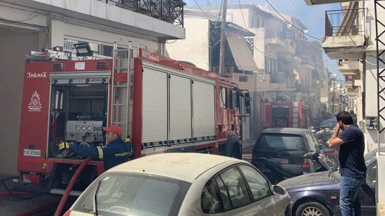 Ηράκλειο: Φωτιά σε διαμέρισμα – Ελαφρά εγκαύματα υπέστη ηλικιωμένος