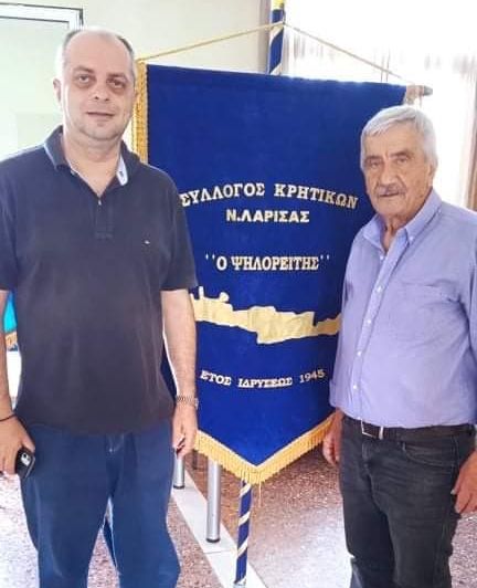 Στο Σύλλογο Κρητών ο πρόεδρος της ΝΔ Λάρισας