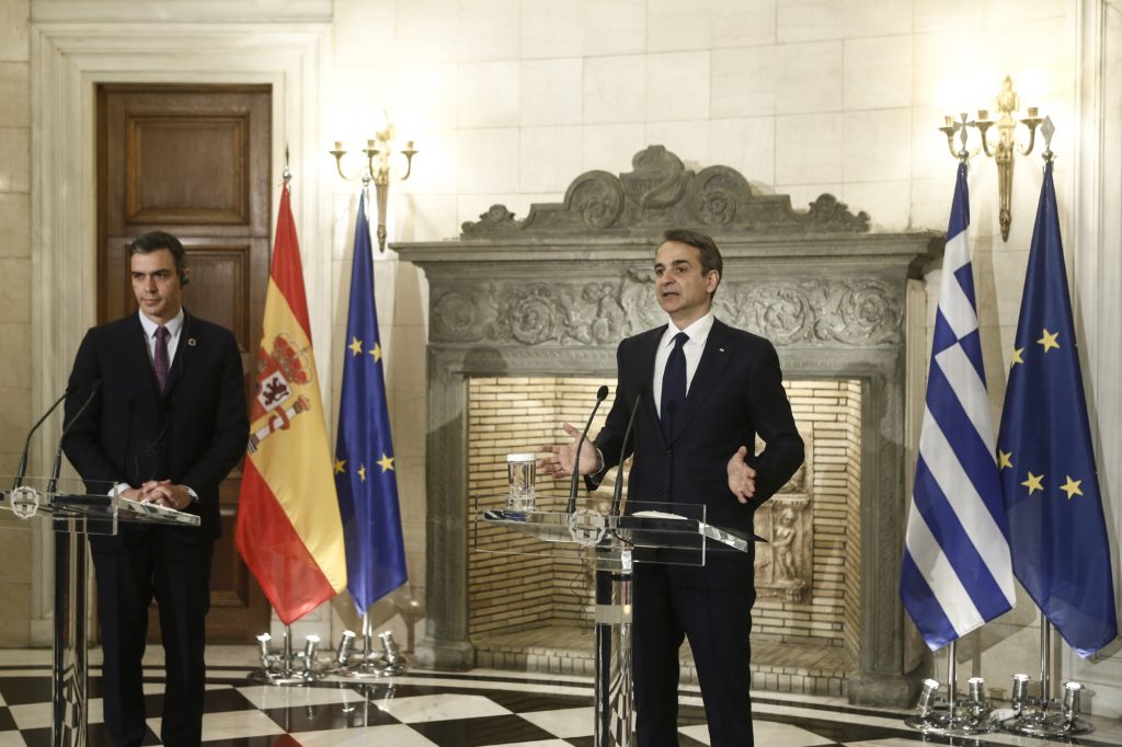 Μητσοτάκης: Ισπανία και Ελλάδα ενδιαφέρονται για τη νομιμότητα στην κοινή μας θάλασσα