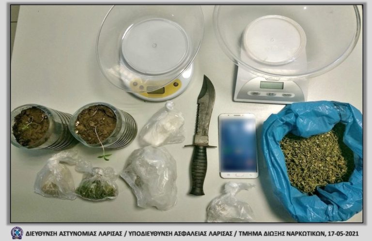 Εκρυβε στο σπίτι του στα Φάρσαλα ναρκωτικά και όπλα