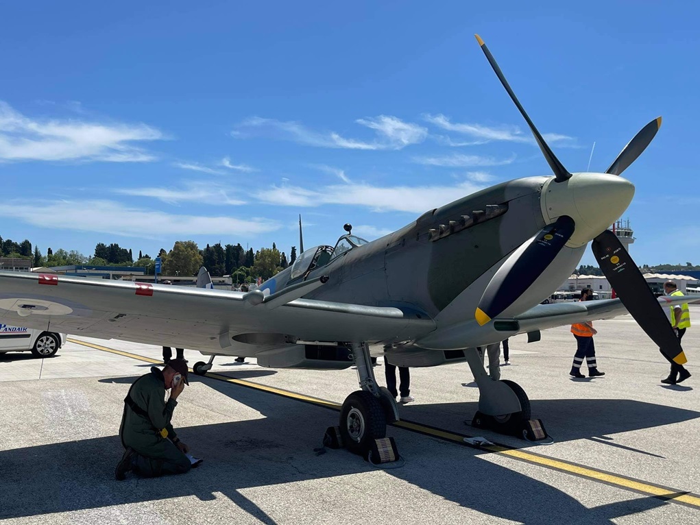 Spitfire: Την Τρίτη 1 Ιουνίου η τελετή υποδοχής του ιστορικού αεροσκάφους στο αεροδρόμιο της Δεκέλειας