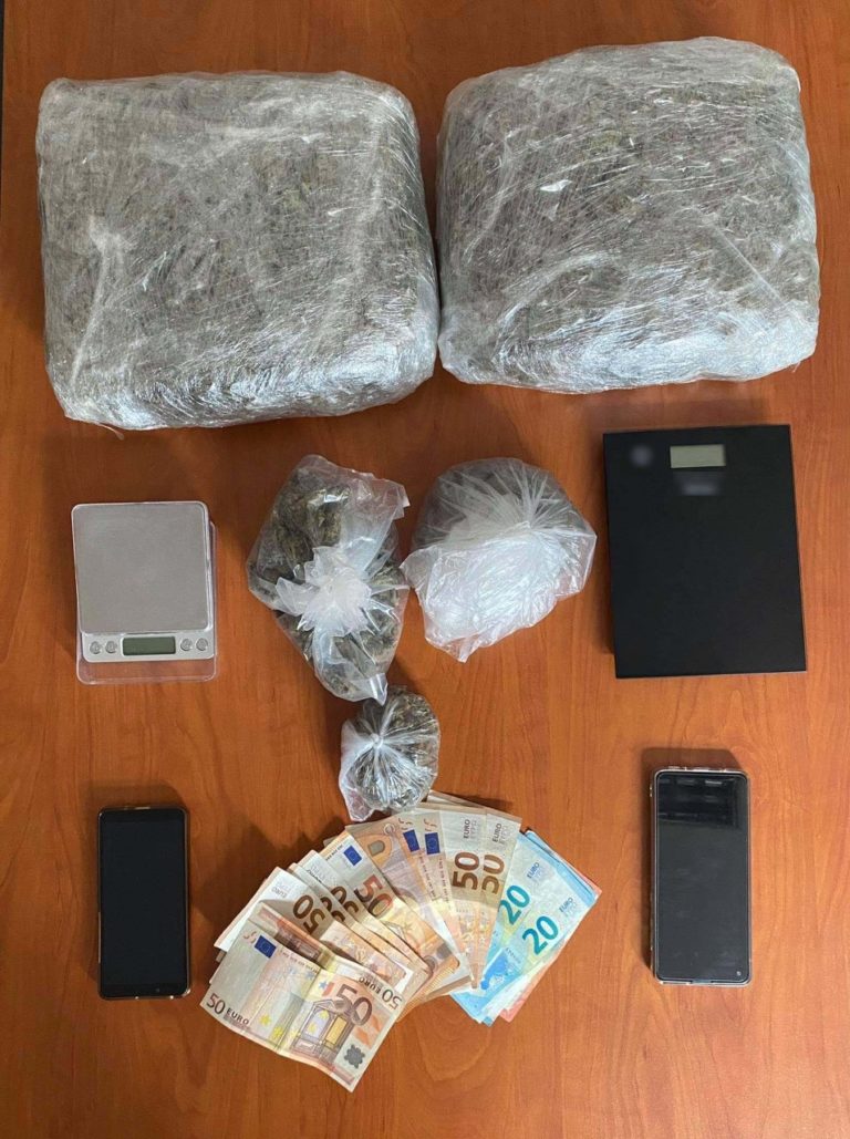 Θεσσαλονίκη: Συνελήφθη 43χρονος με 2 κιλά κάνναβης
