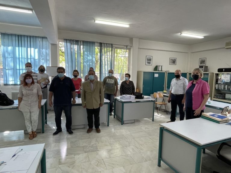 Στο ΕΠΑΛ Φαρσάλων ο δήμαρχος Μάκης Εσκίογλου