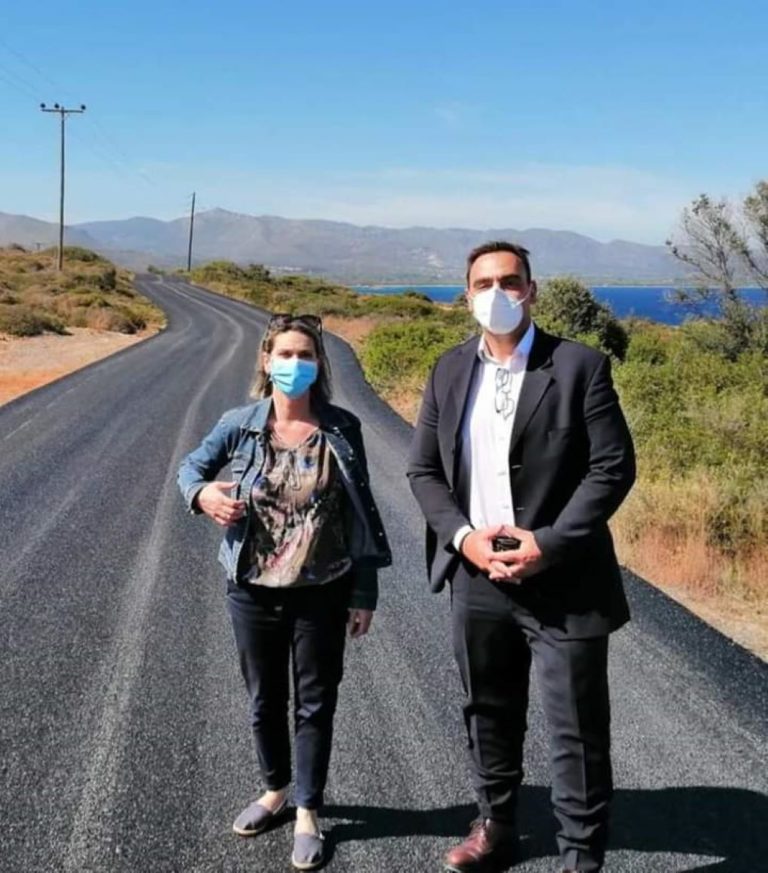 Αυτοψία Θ. Βερούτη στα έργα της Ελαφονήσου