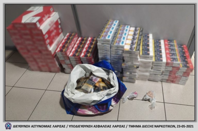 Κατασχέθηκαν κάνναβη και 1.130 πακέτα αφορολόγητων τσιγάρων
