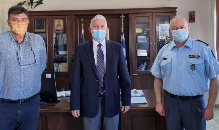 Στη Γενική Αστυνομική Διεύθυνση Κρήτης ο Μ. Βολουδάκης