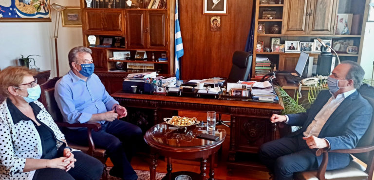 Συνάντηση Περιφερειάρχη Κρήτης  -Δημάρχου Ρεθύμνου για τα ζητήματα της πόλης