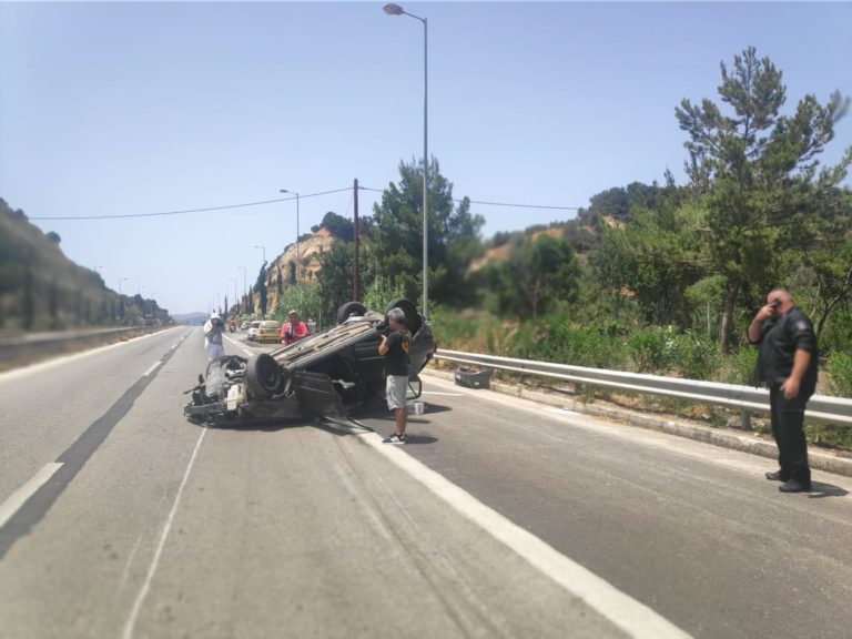 Χανιά: Σε εξαιρετικά κρίσιμη κατάσταση 50χρονος  οδηγός μετά από τροχαίο στον Ταυρωνίτη (βίντεο – δηλώσεις)