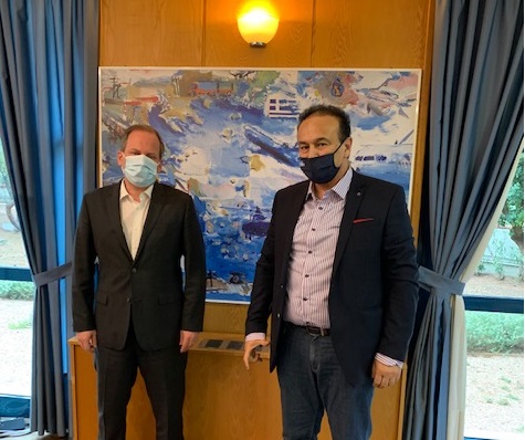 Γ. Αντωνιάδης: Συνάντηση στο Υπουργείο Μεταφορών για κάθετο άξονα και σιδηροδρομική σύνδεση ΒΙΠΕ
