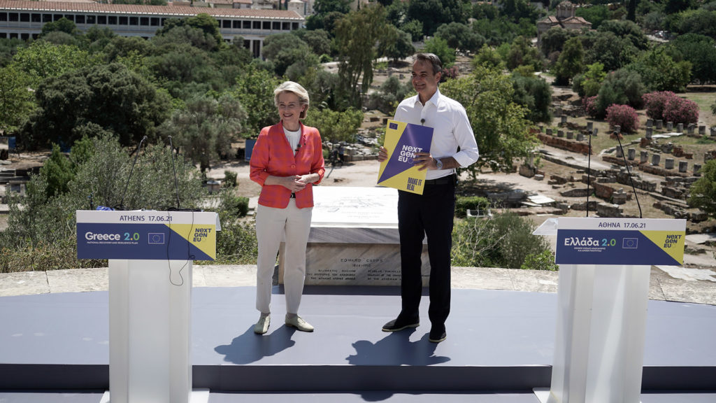 Παρουσίαση του προγράμματος «Ελλάδα 2.0» από Κ. Μητσοτάκη – Φον ντερ Λάιεν