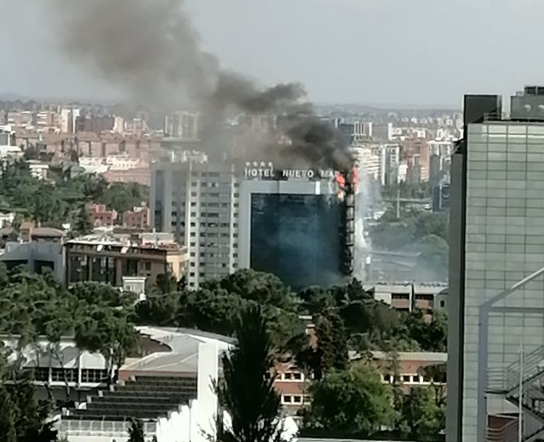 Ισπανία: Υπό έλεγχο η φωτιά στο ξενοδοχείο Nuevo στη Μαδρίτη