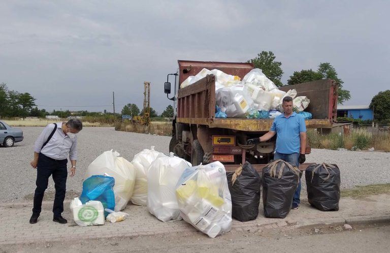 Φάρσαλα: Νέα συγκέντρωση κενών συσκευασιών φυτοφαρμάκων