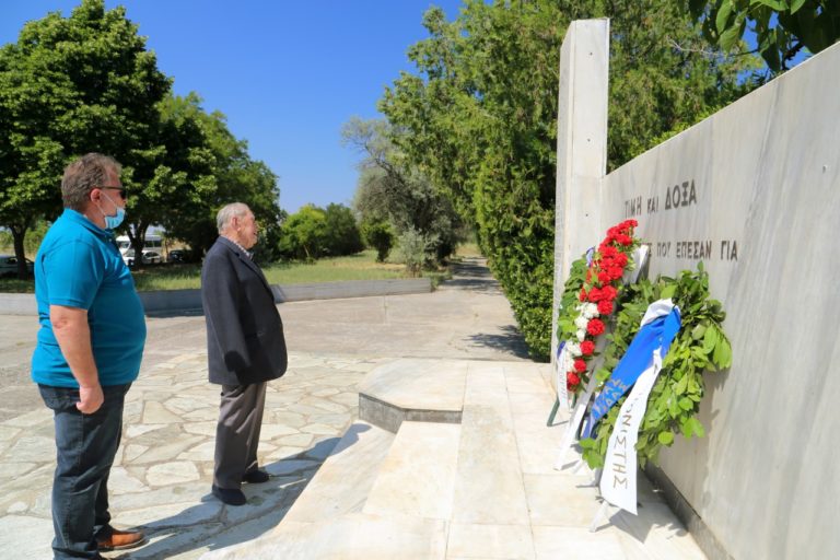 Ο δήμος Λαρισαίων τίμησε τους 40 πατριώτες που εκτελέστηκαν στο “Αντιεροπορικό”