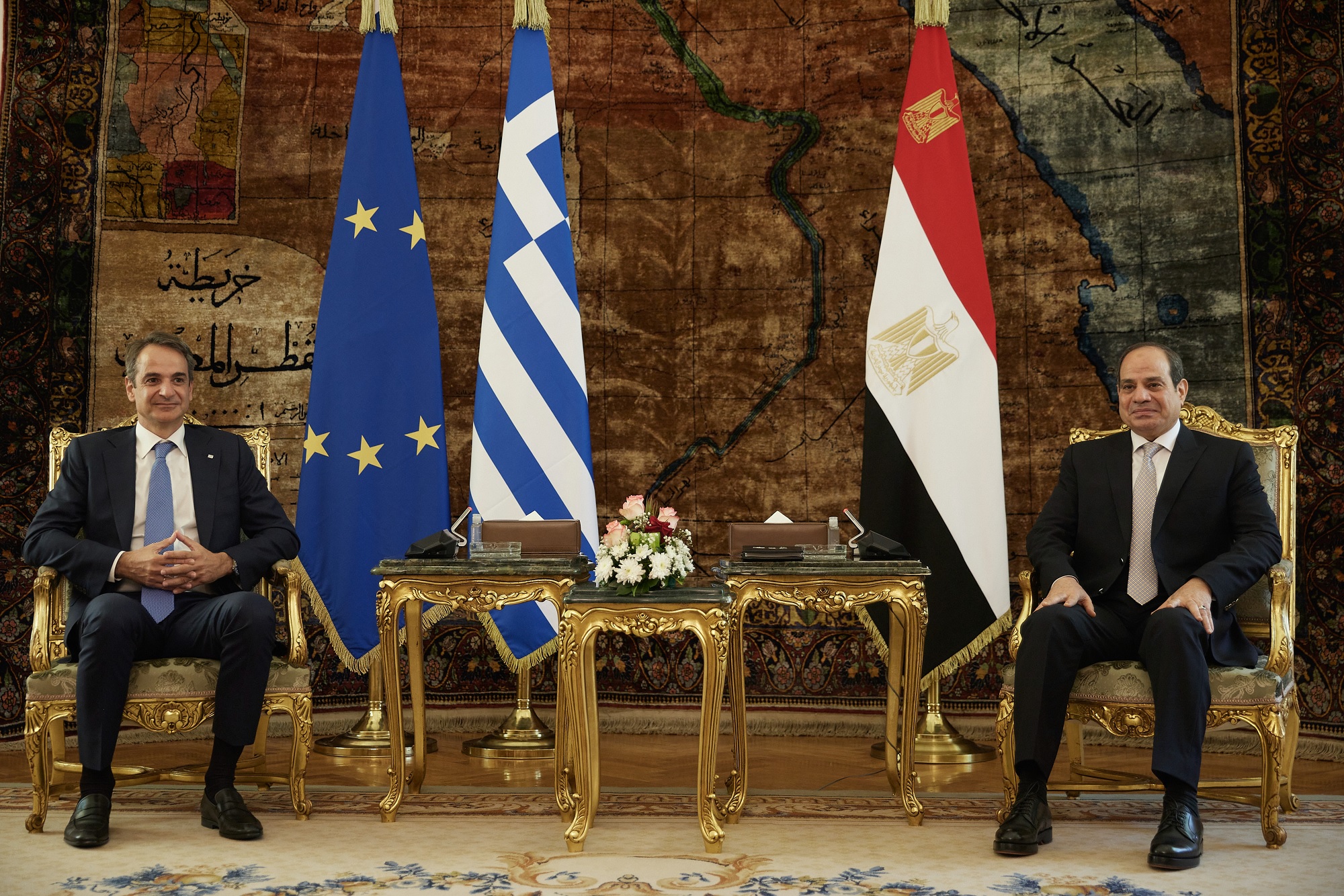 Tηλεφωνική επικοινωνία Κ. Μητσοτάκη με τον Πρόεδρο της Αιγύπτου Άμπντελ Φάταχ αλ Σίσι