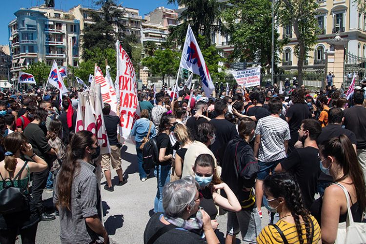 Συγκέντρωση για το εργατικό νομοσχέδιο το απόγευμα στη Θεσσαλονίκη