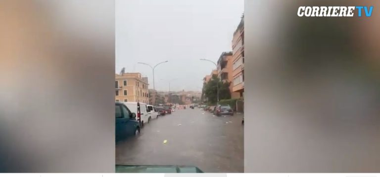 Ιταλία: Πλημμύρες στη Ρώμη – Εκκενώθηκε νηπιαγωγείο