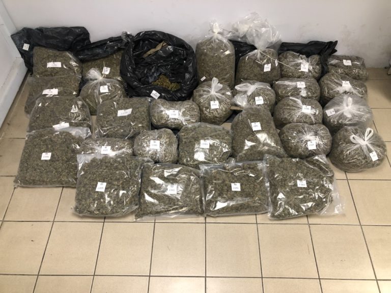 32 κιλά ακατέργαστης κάνναβης κατασχέθηκαν στο Σέιχ Σου