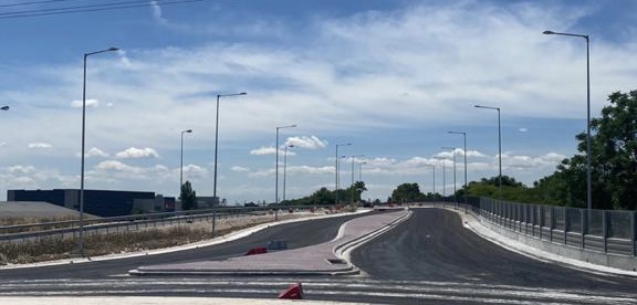 Ε.Ο. Λάρισας-Κοζάνης: Εργασίες διαμόρφωσης της Β.Α. εισόδου στον Τύρναβο