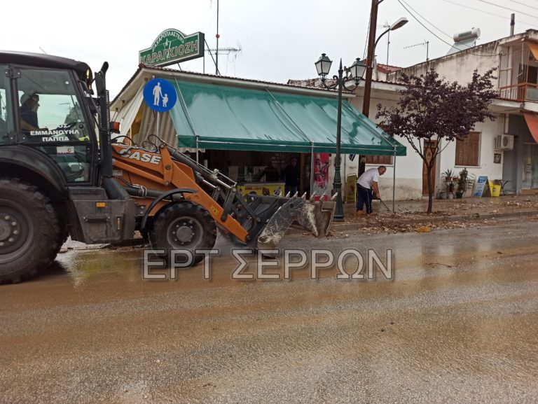 Νέο Σούλι Σερρών: Προβλήματα από το ξαφνικό μπουρίνι
