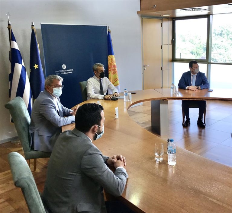 Συνάντηση του Υπουργού Περιβάλλοντος και Ενέργειας Κώστα Σκρέκα με τον δήμαρχο Θεσσαλονίκης Κ. Ζέρβα