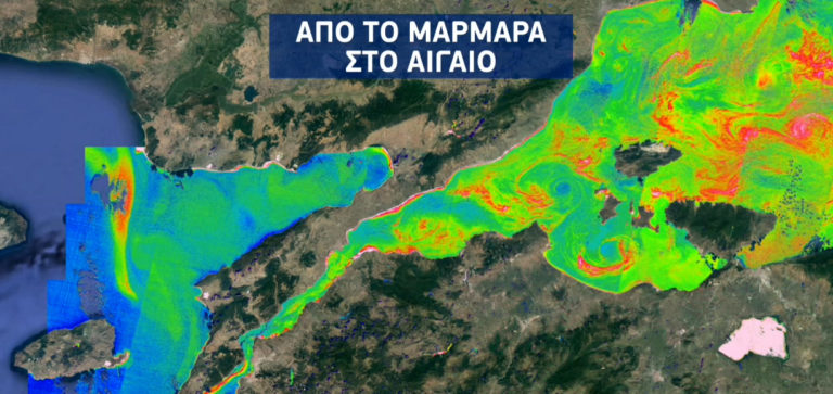 Λήμνος: Η πορεία της βλέννας από το Μαρμαρά στο Αιγαίο – Από πού ξεκίνησε και πού έχει φτάσει (χάρτες – video)