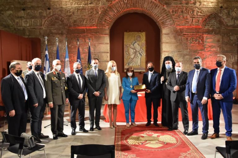 Επίτιμη Δημότης Σερρών ανακηρύχθηκε η Κατερίνα Σακελλαροπούλου (video)