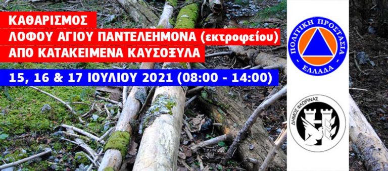 Φλώρινα: Συλλογή κατακείμενων και ξηρών καυσόξυλων από τον Λόγο Αγ. Παντελεήμονα