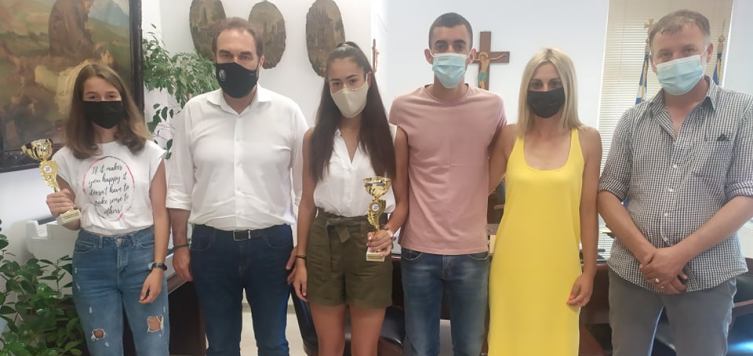 Φλώρινα: Συνάντηση Δημάρχου με πρωταθλήτριες Ελλάδος του Α.Σ. Σπάρτακος