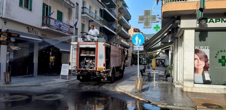 Φλώρινα : Απολυμάνσεις εξωτερικών χώρων