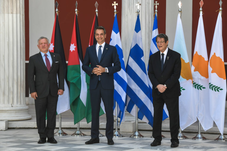 Τριμερής σύνοδος Ελλάδας – Κύπρου – Ιορδανίας — Η κοινή δήλωση των ηγετών (video)
