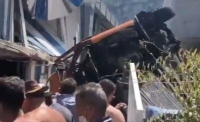 Ιταλία: Ένας νεκρός και 28 τραυματίες από πτώση δημοτικού λεωφορείου σε χαράδρα στο Κάπρι