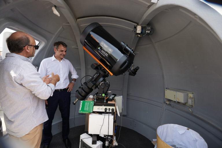 Δράμα: Στο μοναδικό δημόσιο σχολείο με Αστρονομικό Παρατηρητήριο ο πρωθυπουργός Κ. Μητσοτάκης