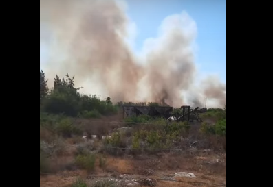 Κύπρος: Φωτιά σε απόσταση αναπνοής από το αεροδρόμιο της Τύμπου στα κατεχόμενα