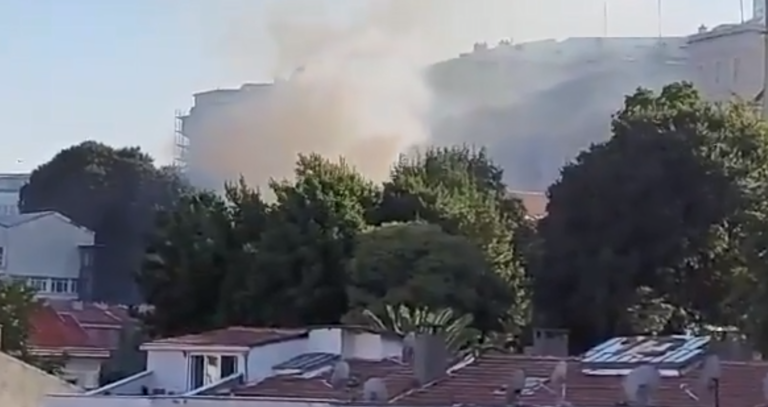Πυρκαγιά στο ρωσικό Προξενείο της Κωνσταντινούπολης (video)