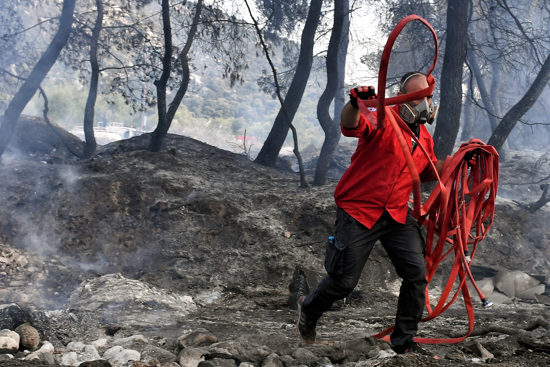 ΠΥΡΚΑΓΙΑ ΣΤΗΝ ΠΕΡΙΟΧΗ ΑΝΩ ΑΛΜΥΡΗ ΣΤΗΝ ΚΟΡΙΝΘΙΑ (ΒΑΣΙΛΗΣ ΨΩΜΑΣ/ EUROKINISSI)