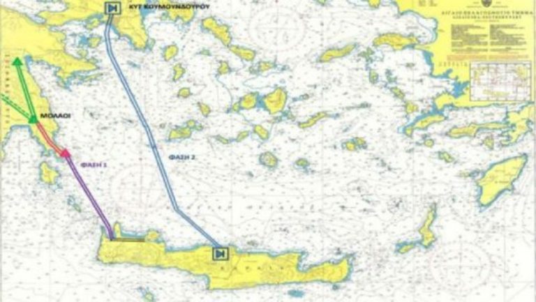 Ολοκληρώθηκαν οι έρευνες βυθού για το μεγάλο καλώδιο της Κρήτης