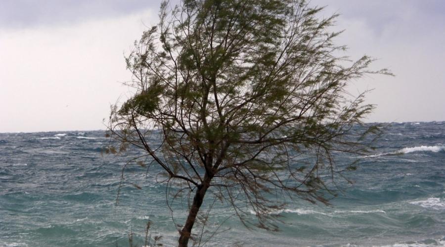 Ριπές ανέμου στα 106 km/h το Σάββατο στη νότια Κρήτη