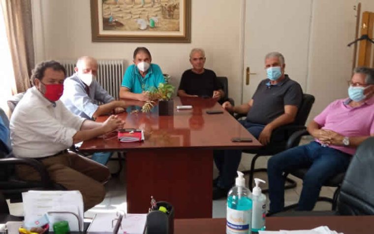 Επίσκεψη της Ν.Ε. ΣΥΡΙΖΑ-Π.Σ. Καρδίτσας στην πληγείσα από τη θεομηνία περιοχή του Παλαμά