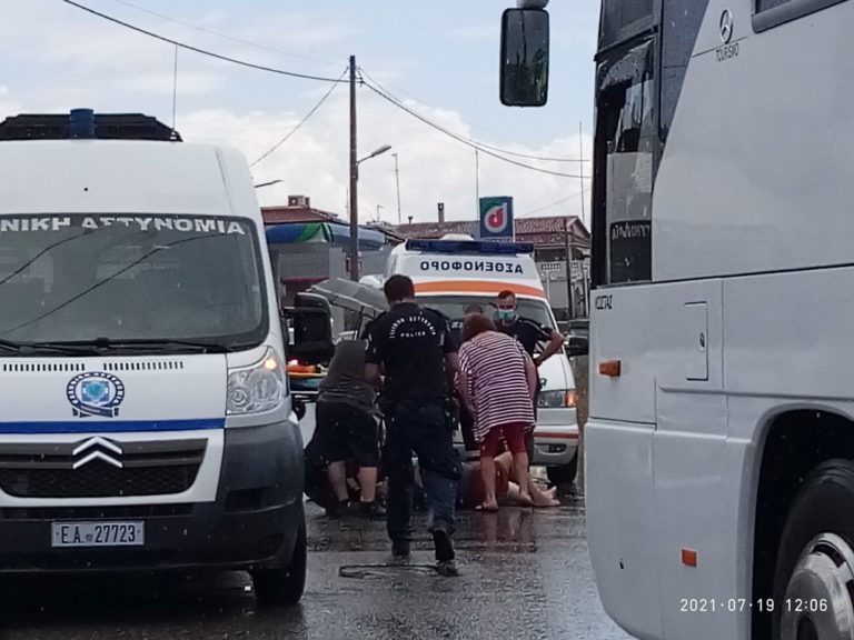 Κέρκυρα: Τραυματισμός μοτοσικλετιστή έξω από το κτίριο της ΕΡΤ